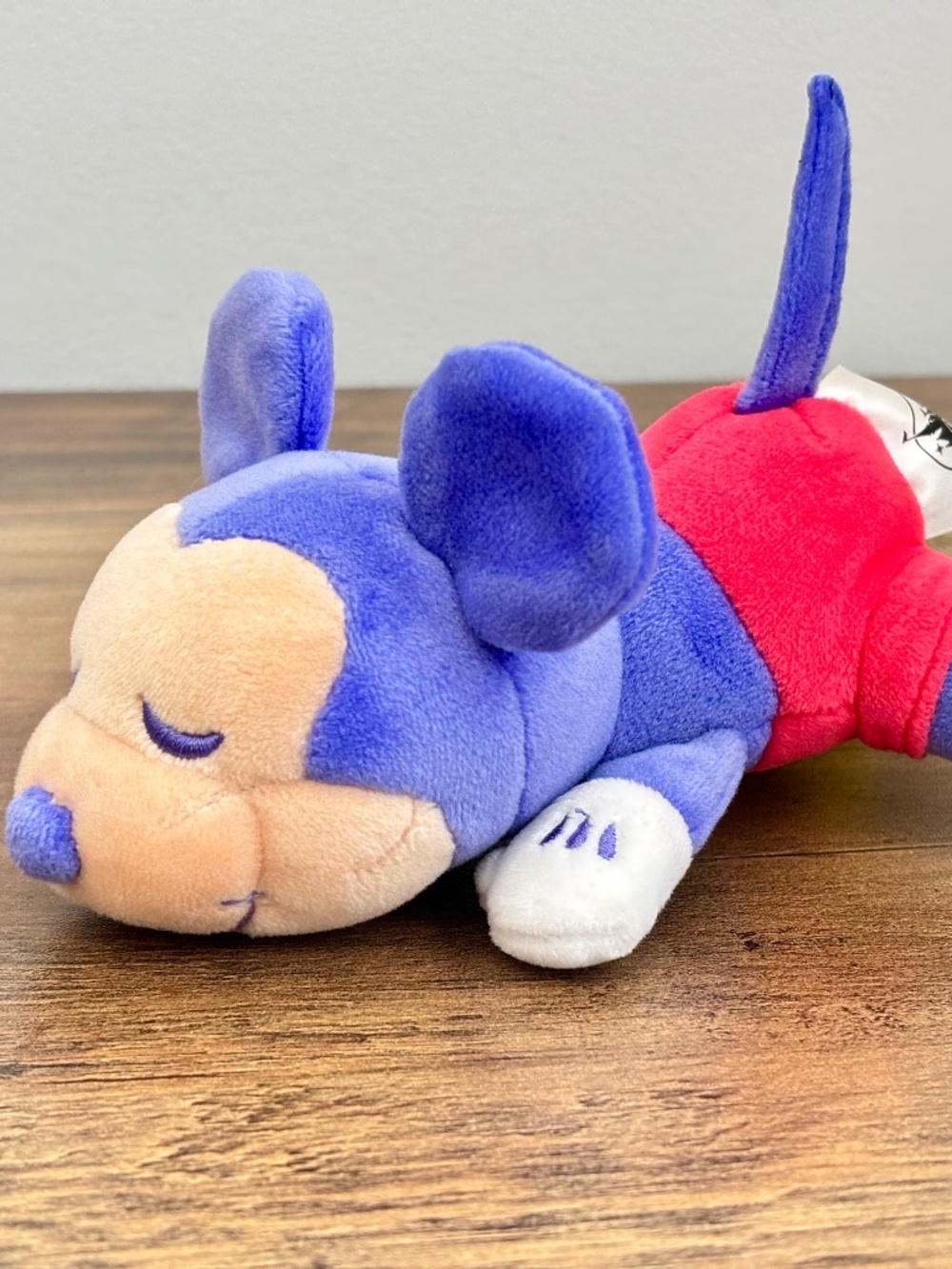 DISNEY Store Sleeping Mickey Mouse Plush Mini Cuddleez Stuffed Animal Toy NWOT